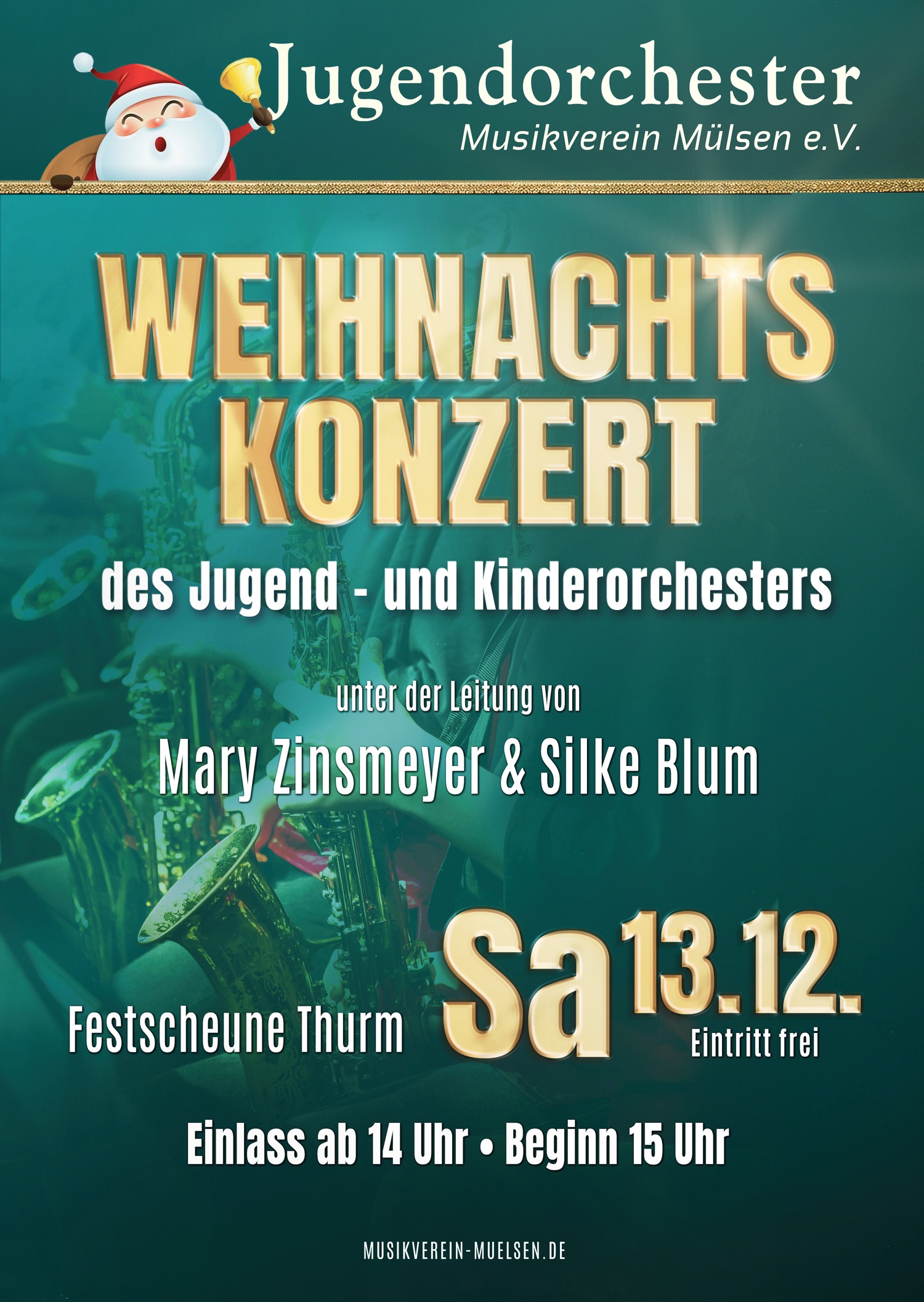 Flyer Weihnachtskonzert 2025